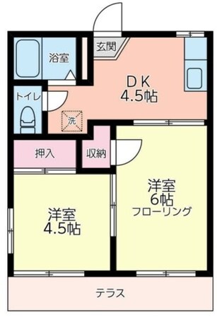 泉コーポの物件間取画像